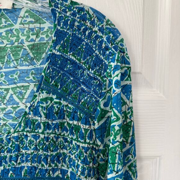 Two by Vince Camuto Women's Sheer Long Sleeve Top Size Large. - Picture 7 of 14